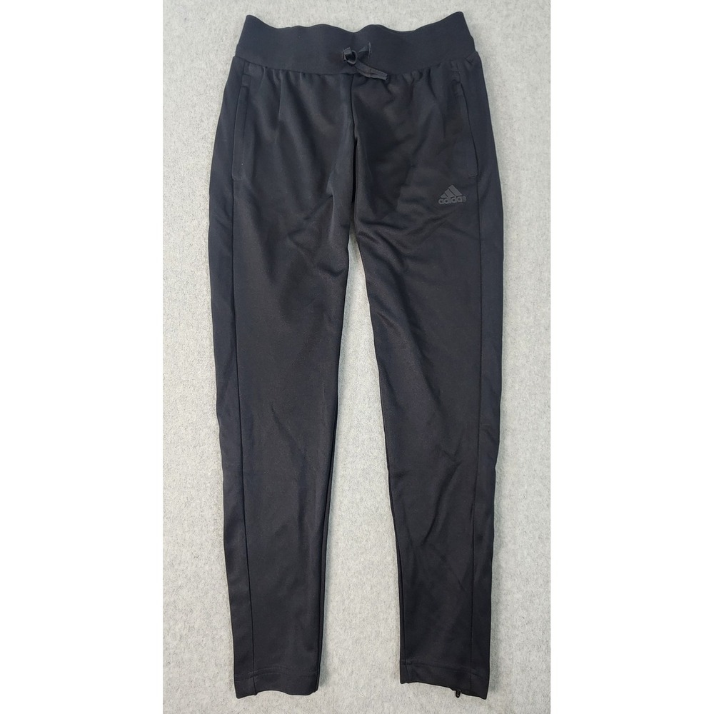 Adidas Flare Tiro Primegreen Football Soccer Pants‎ Womans Small Black Athletic